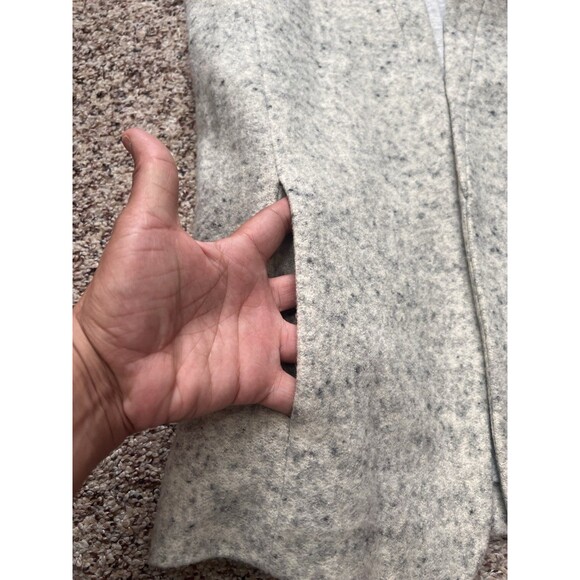 Club Monaco Vest Coat Estimated Size XS Wool Blend Button Closure Pockets - Picture 8 of 8